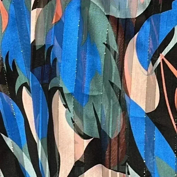 Akira Girl Please wide Leg Multicolor Abstract Detail Jumpsuit Size S - Picture 5 of 7